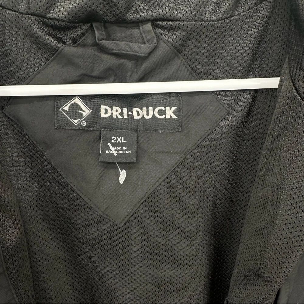 Dri Duck Black Hooded Outdoor Utility Acceleration Mens Jacket Plus Size - Picture 3 of 8